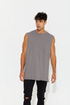 Roger Tank Cotton Charcoal