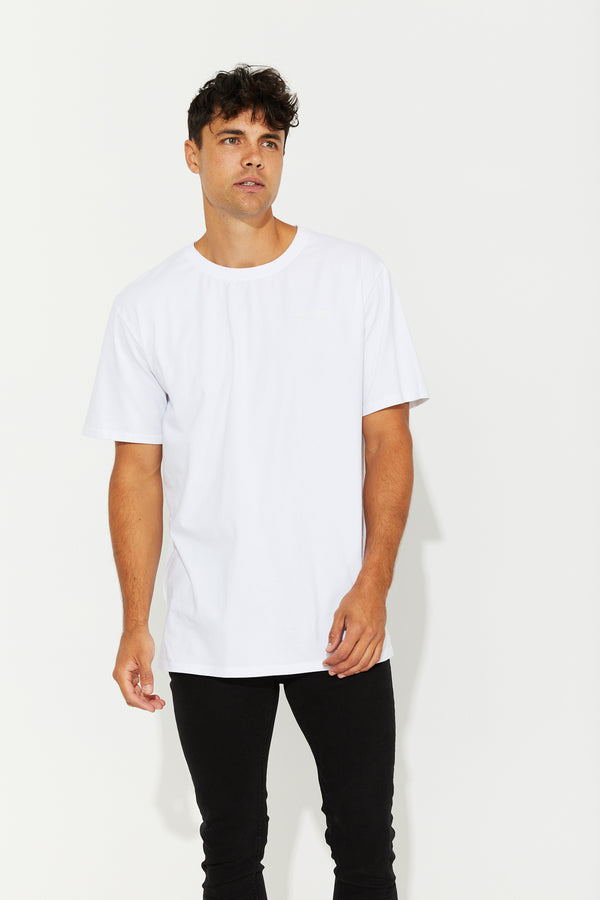 Northsider 3D Logo Tee White