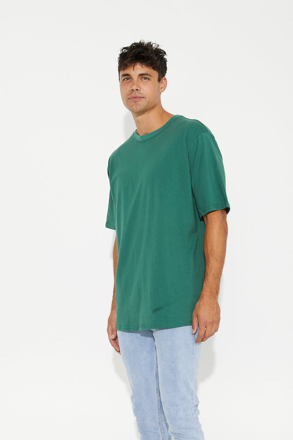 Oversize Crew Tee Emerald