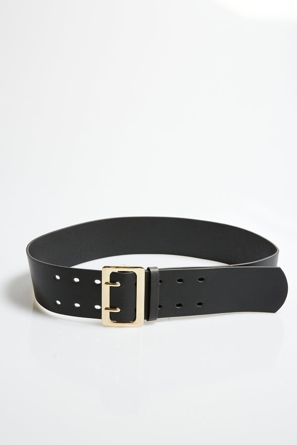 Paris Buckle Belt Gold