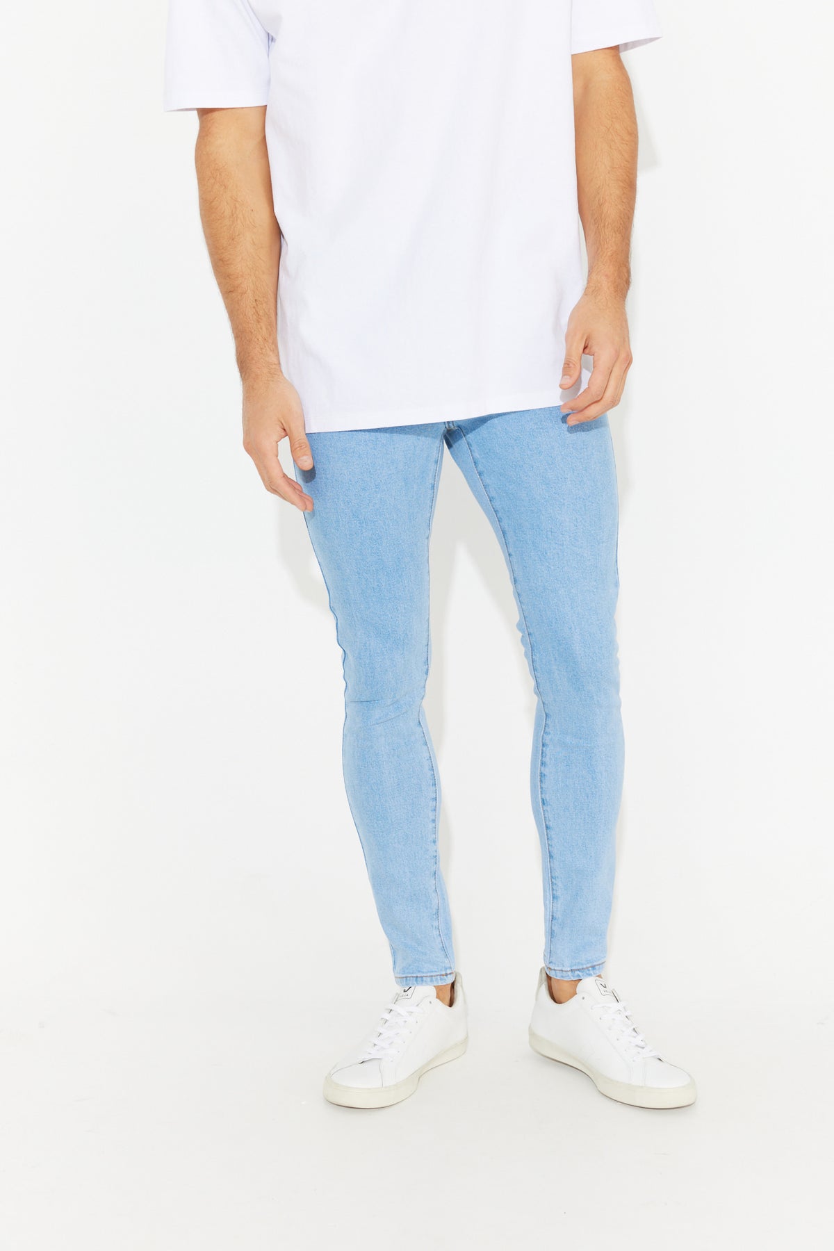 Jules Slim Denim Jeans Sky