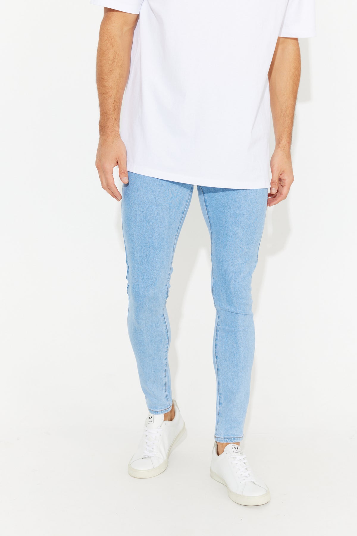Jules Slim Denim Jeans Sky