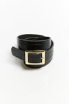 Square Belt Croc/Gold