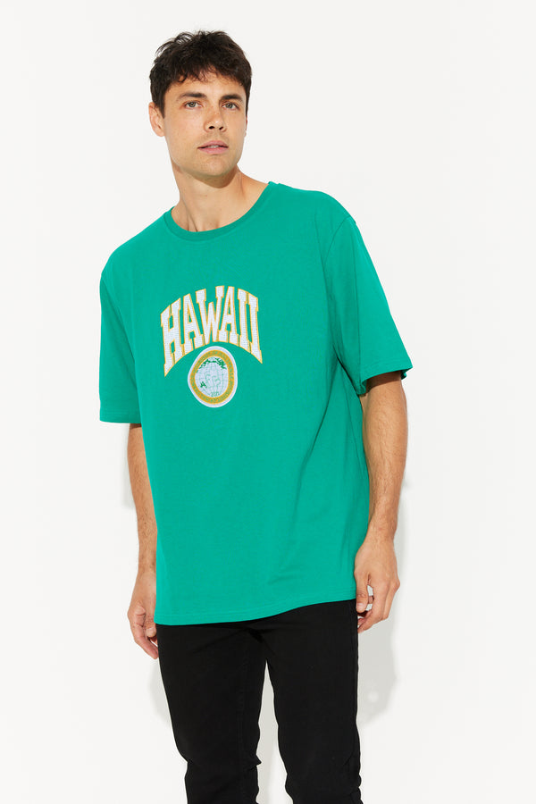 Tourist Tee Hawaii Jade