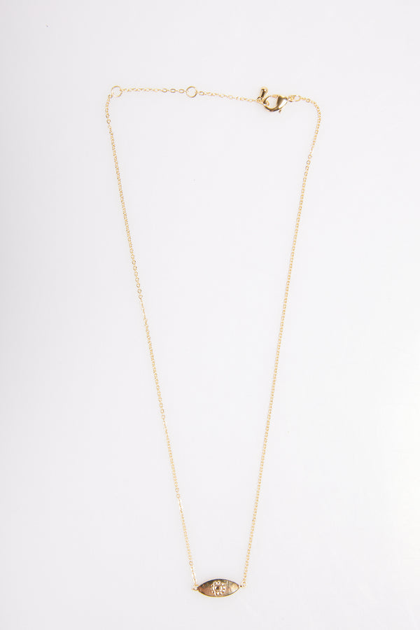 Jasper Gold Plated Necklace