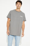 Abel Street Tee California Cotton Charcoal