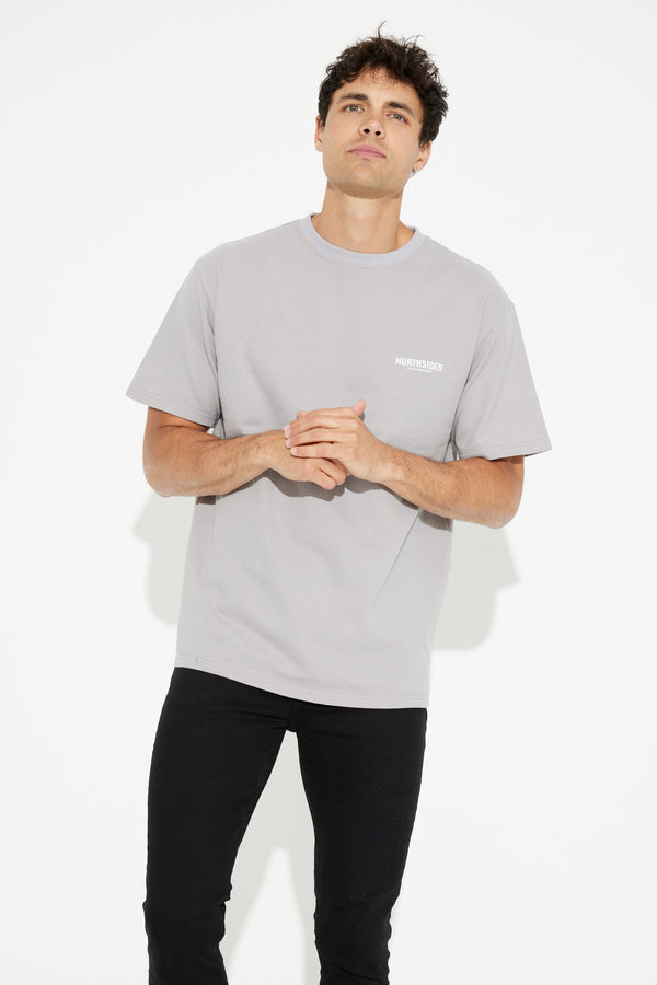 NTH Crew Tee Heavyweight Cotton Grey