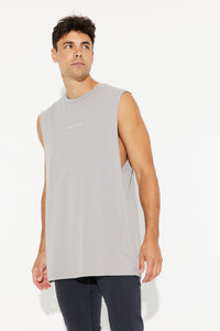 Leon Logo Tank Cotton Army