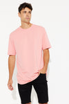 Mack Drop Sleeve Tee Cotton Coral