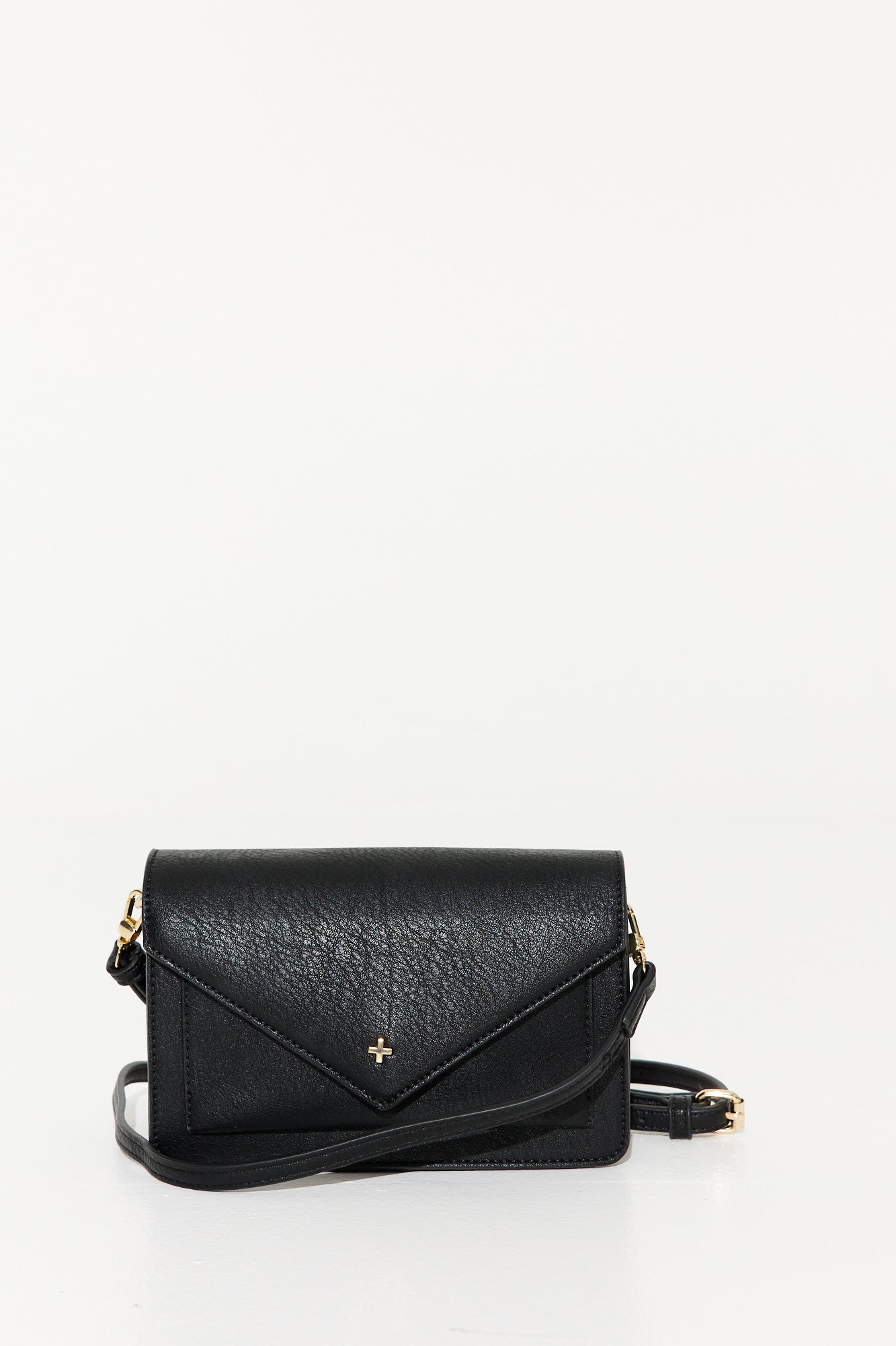 Arlo Crossbody Bag Black PU Gold