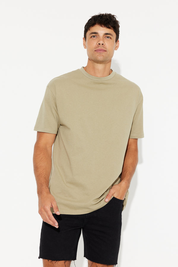 NTH Heavyweight Tee Cotton Khaki