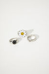 NTH Daisy Ring Set Silver