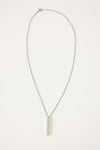 NTH Bar Pendant Necklace Silver