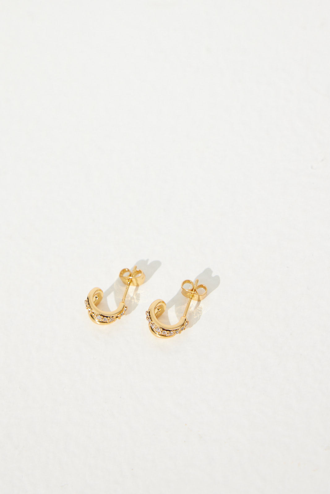 Baby earrings clearance 18k gold