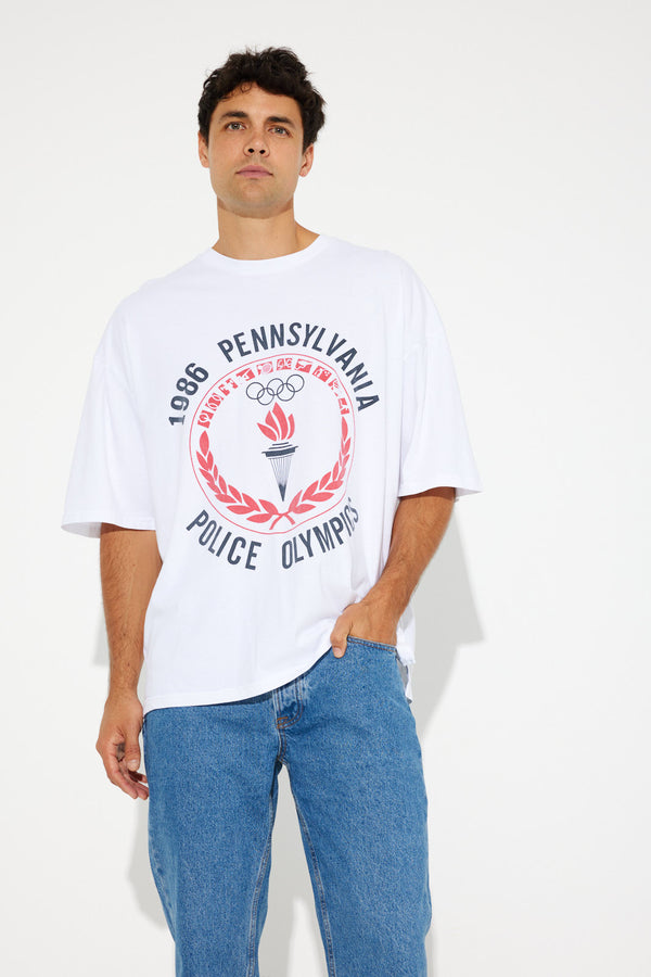 Tommy Tee Pensilvania White