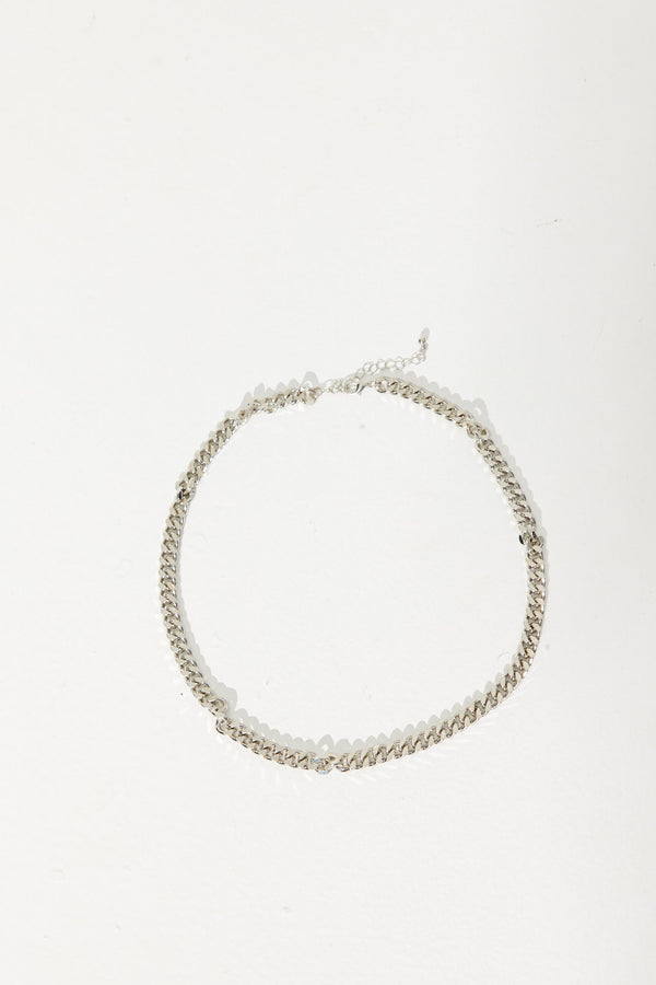 NTH Chunky Chain Bracelet Silver