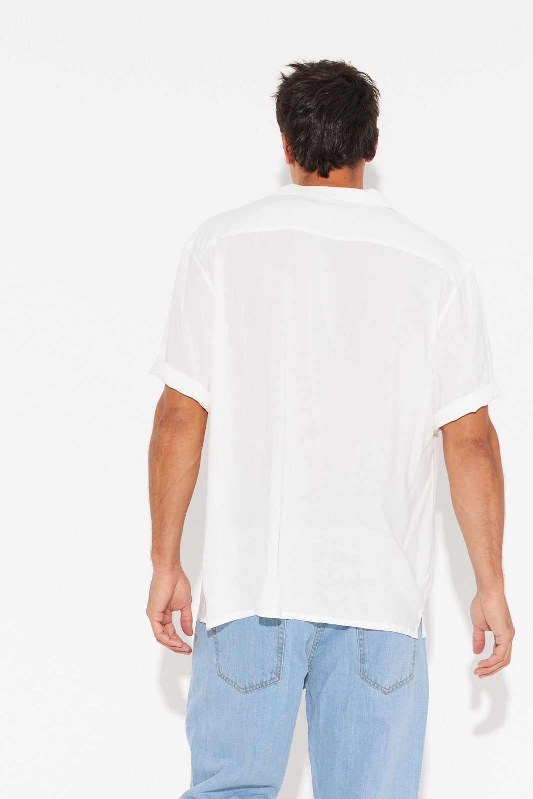 Jase Cuban Shirt White