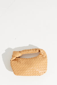 Jessie Mini Weave Bag Tan - FINAL SALE