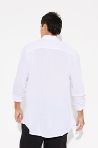 Jack Boating Long Sleeve Shirt White