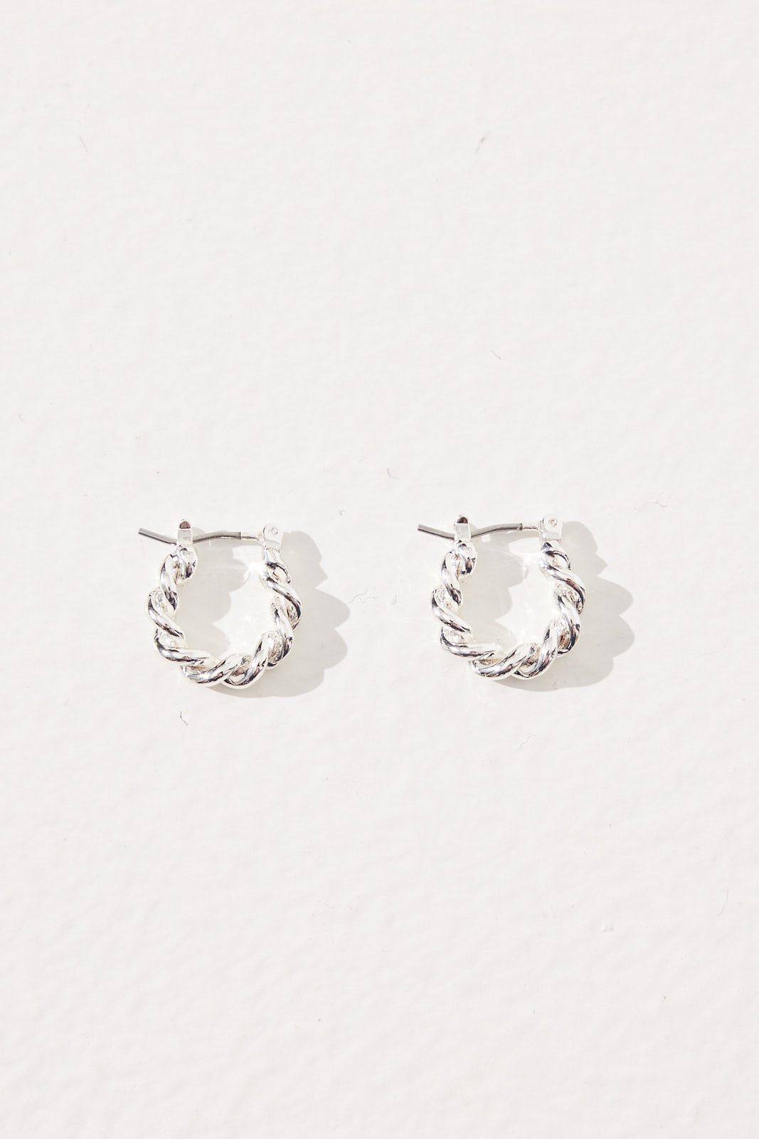 Leila Hoop Earring Silver