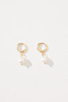 Daphne Pearl Earring Gold Plated