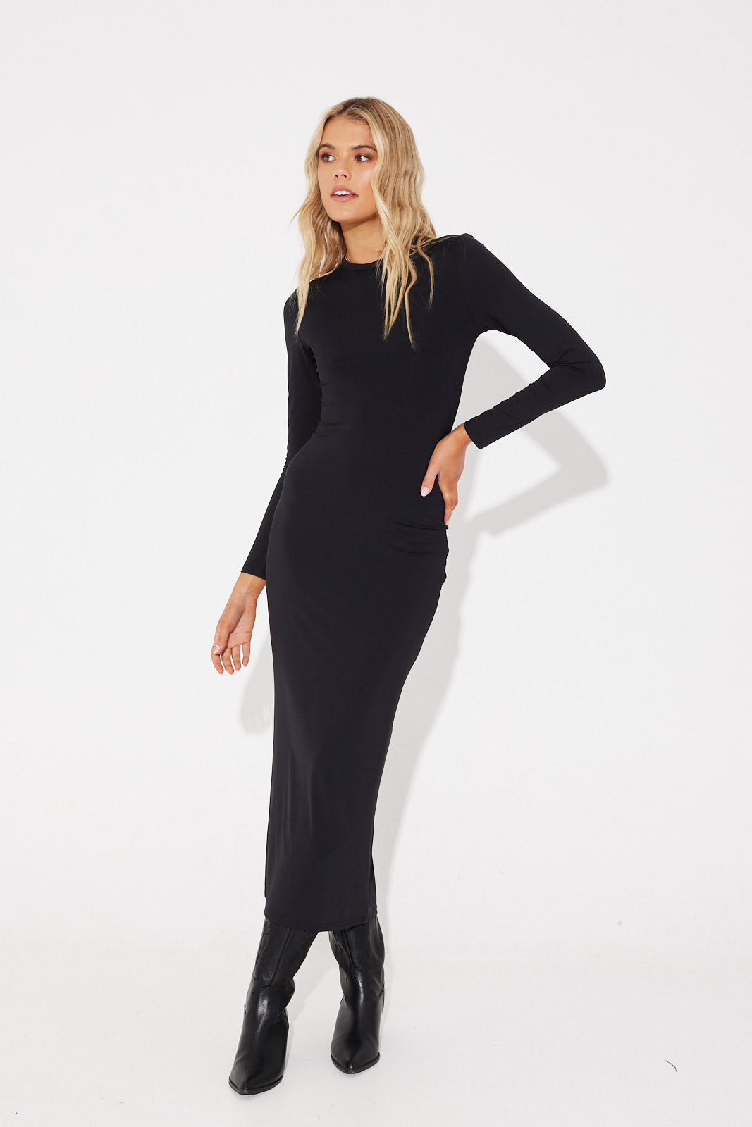 Lora Maxi Dress Black - SALE