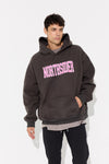 Roman Oversize Hoodie Wash Black Northsider