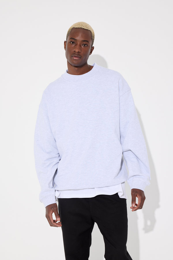 Nile Sweater White Marle