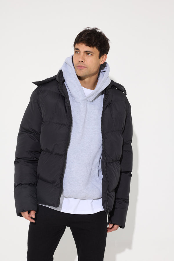 NTH Hooded Puffer Black