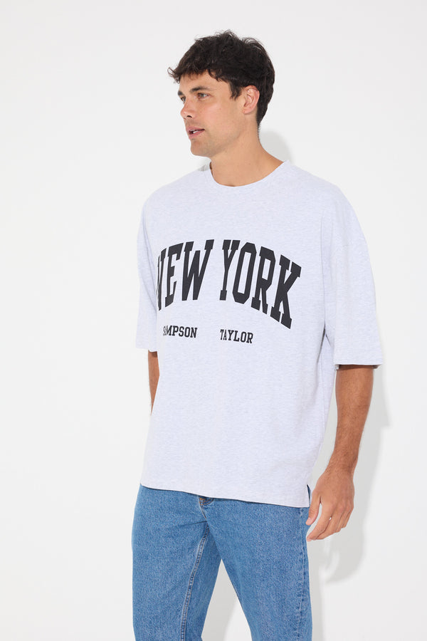 Tommy Tee New York Grey