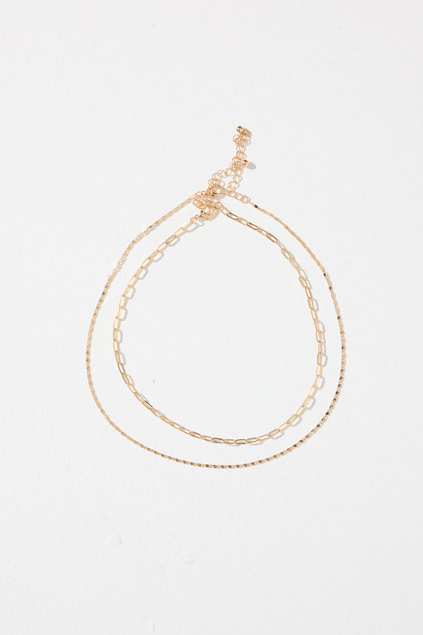Shakira Layered Necklace Gold