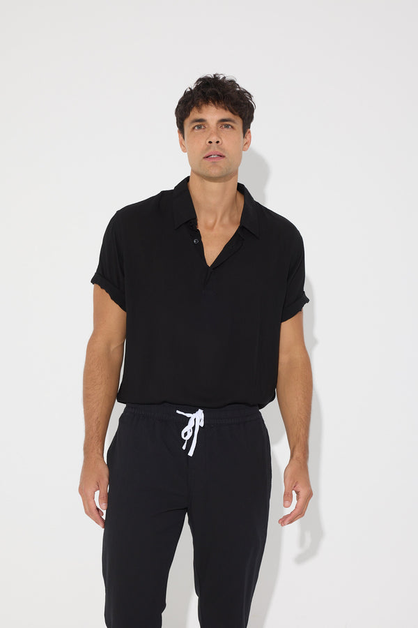 Sammy Rayon Polo Black