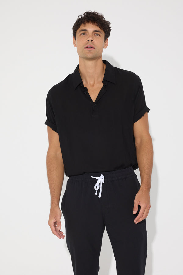 Sammy Rayon Polo Black