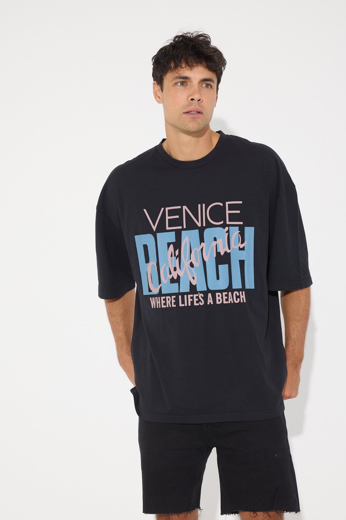 Tommy Tee Venice Beach Black