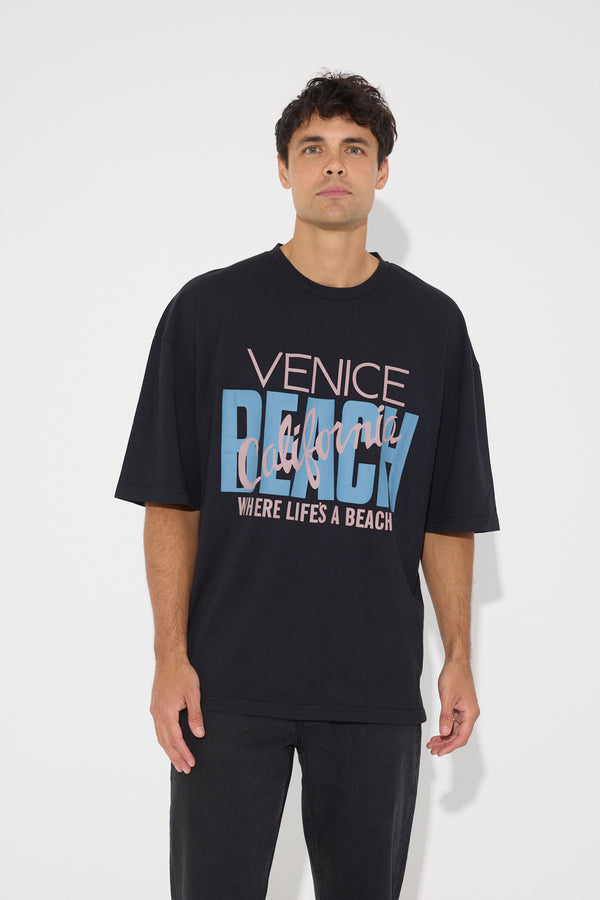 Tommy Tee Venice Beach Black