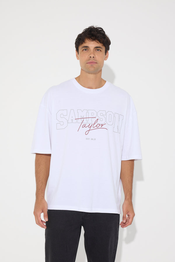 Tourist Tee Sampson White