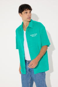 Terry Resort Shirt Green