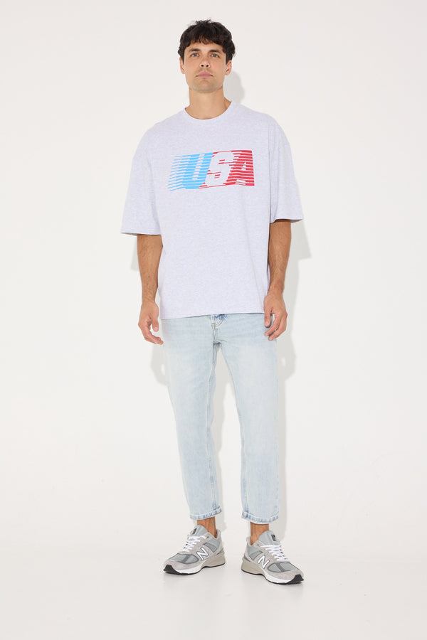 Tommy Tee USA Grey