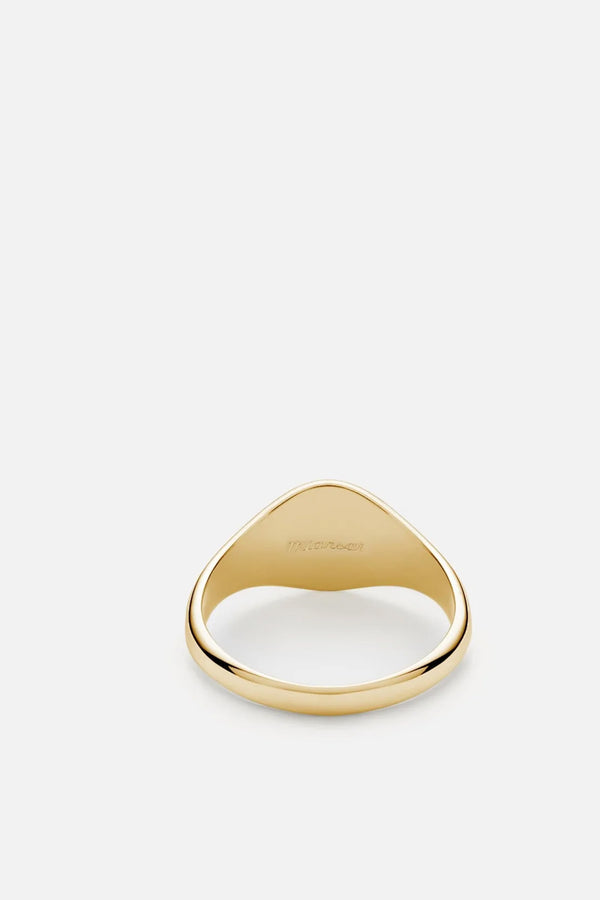 Miansai Solar Signet Ring Gold Vermeil