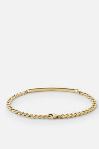 Miansai 3mm ID Chain Bracelet Gold Vermeil
