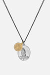 Miansai Wolf Pendant Necklace Sterling Silver/Gold