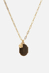Miansai Conception Cable Chain Necklace Gold Vermeil/Gray