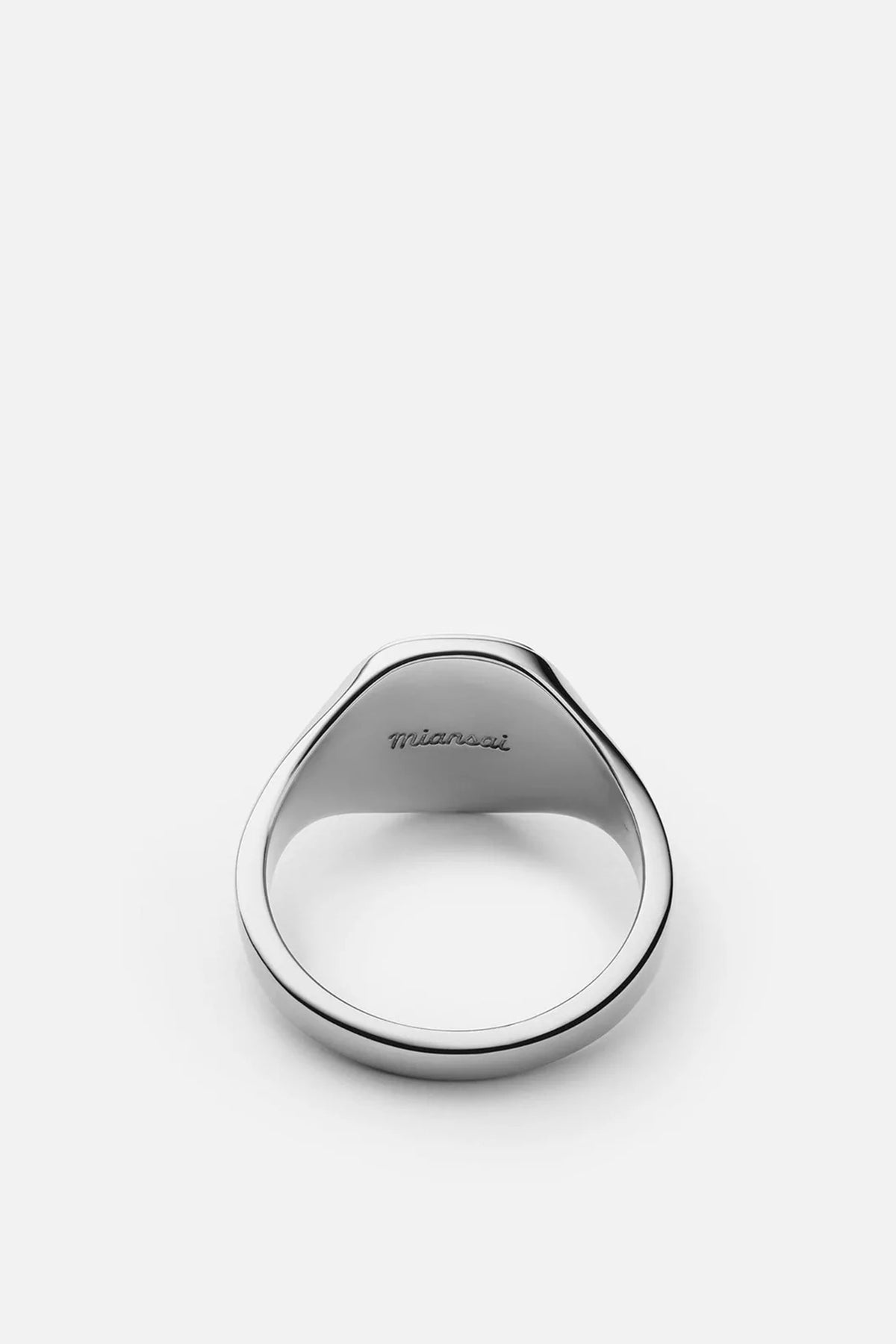 Miansai Square Step Ring Sterling Silver/Enamel