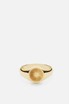 Miansai Solar Signet Ring Gold Vermeil