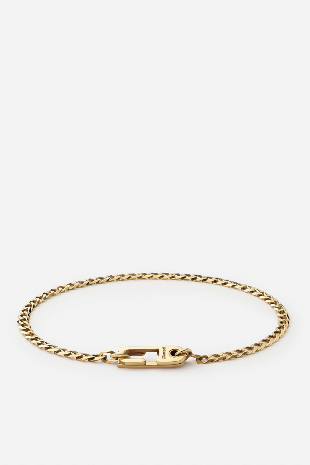 Miansai Annex Cuban Chain Bracelet Gold Vermeil