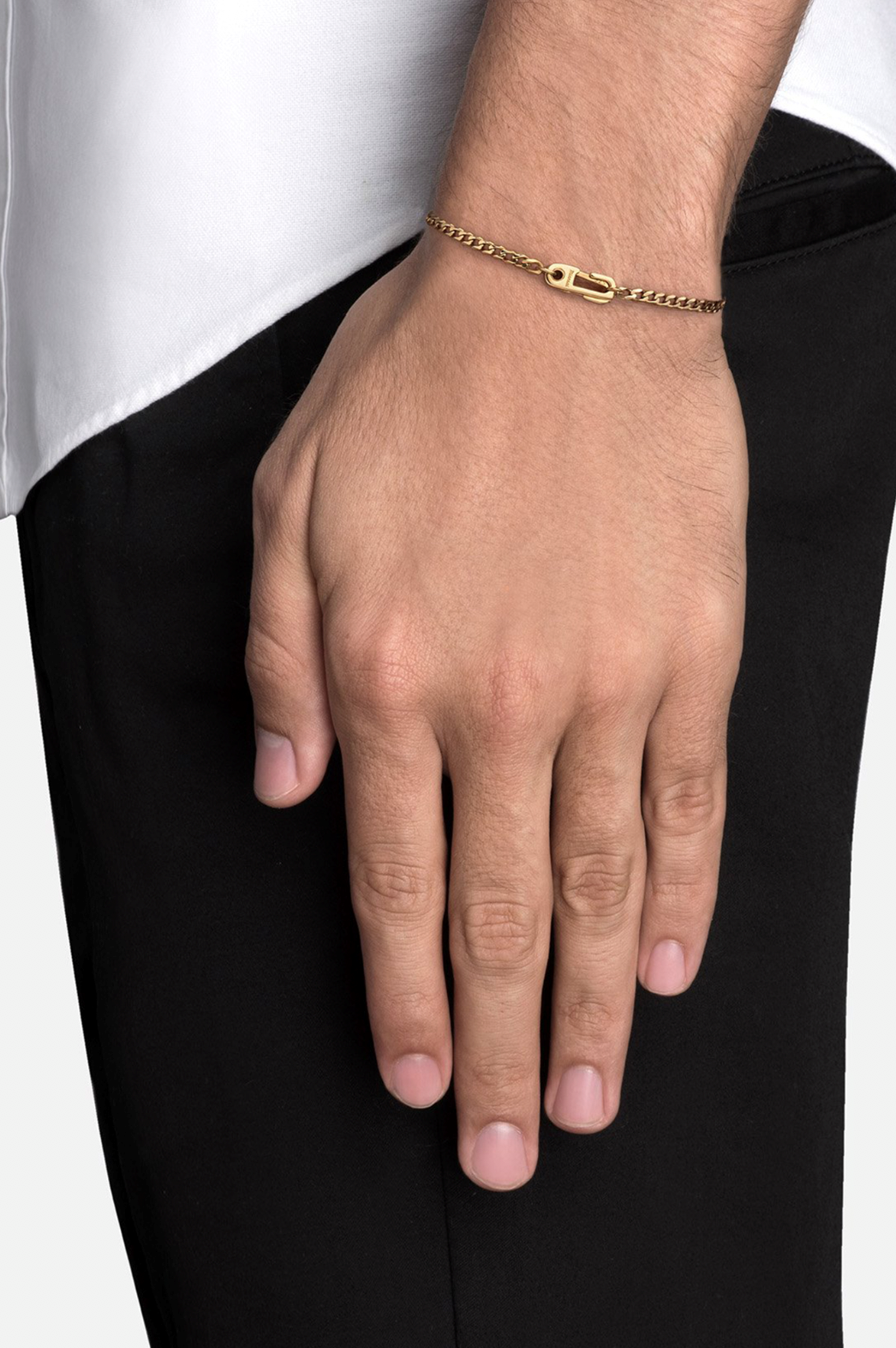 Miansai Annex Cuban Chain Bracelet Gold Vermeil