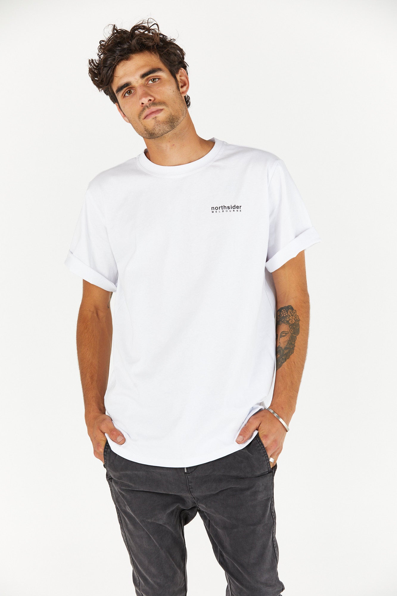 NTH Heavy Ribbed Tee Ivory