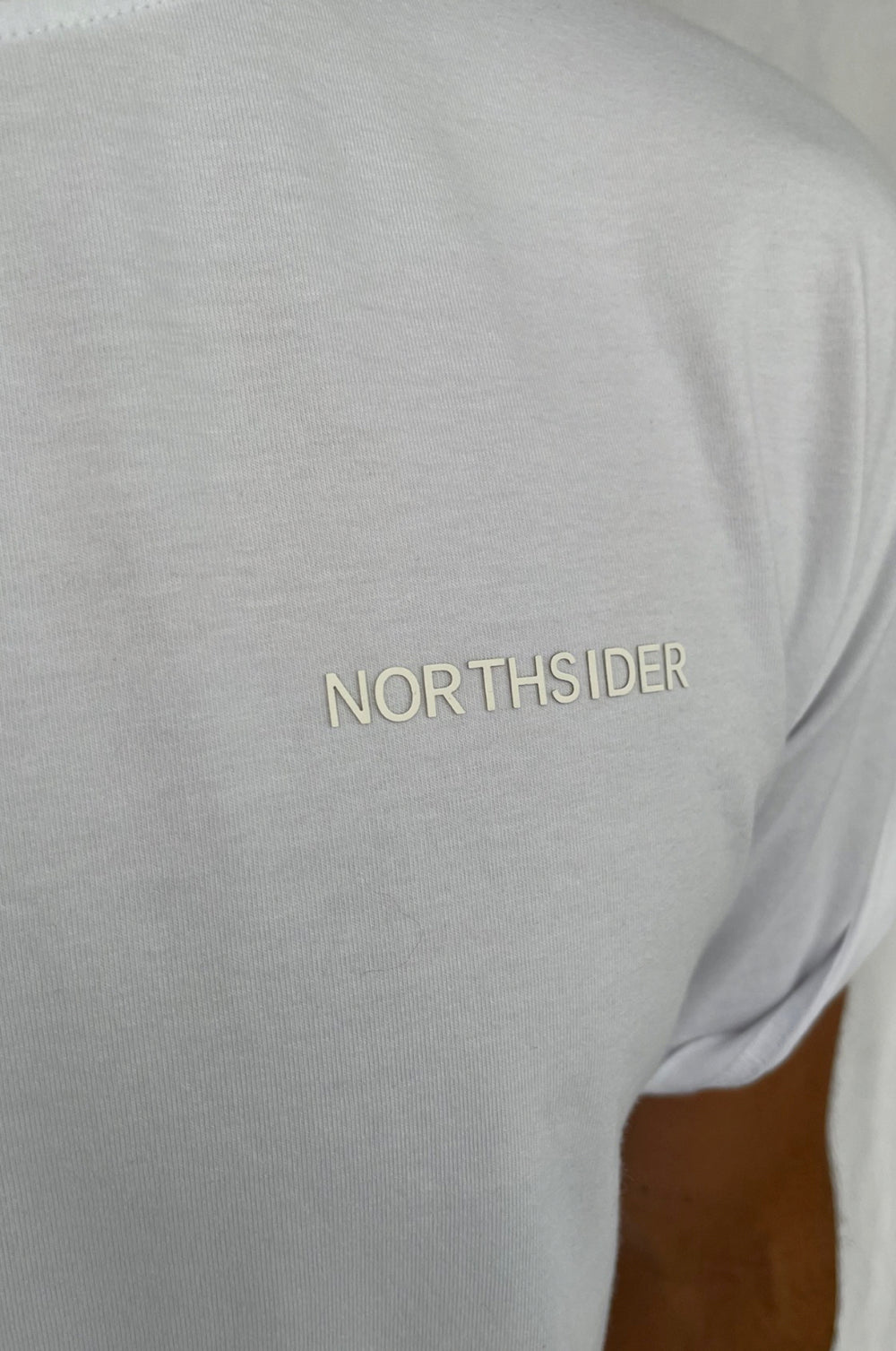 Northsider 3D Logo Tee White