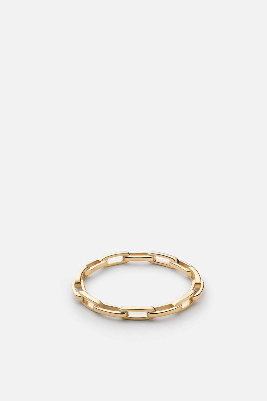 Miansai Volt Link Ring Gold Vermeil