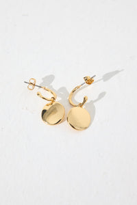 Baroque Pearl Earrings Gold